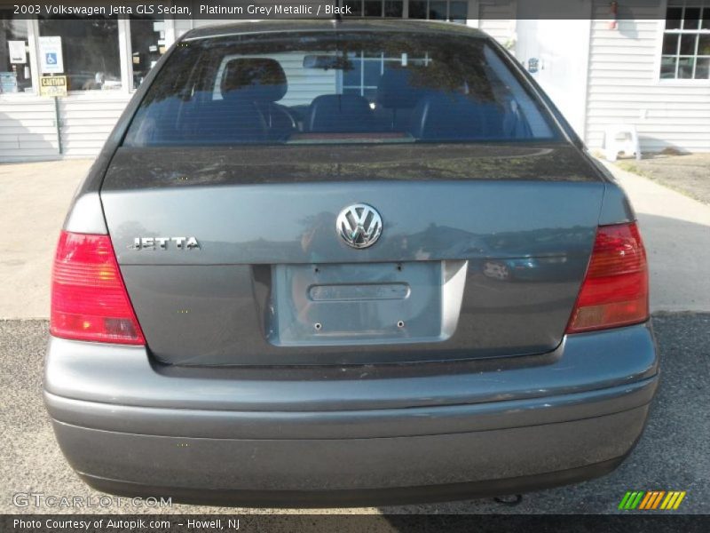 Platinum Grey Metallic / Black 2003 Volkswagen Jetta GLS Sedan