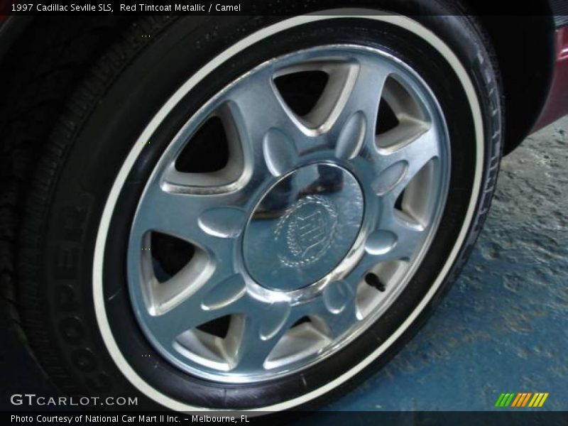 Red Tintcoat Metallic / Camel 1997 Cadillac Seville SLS