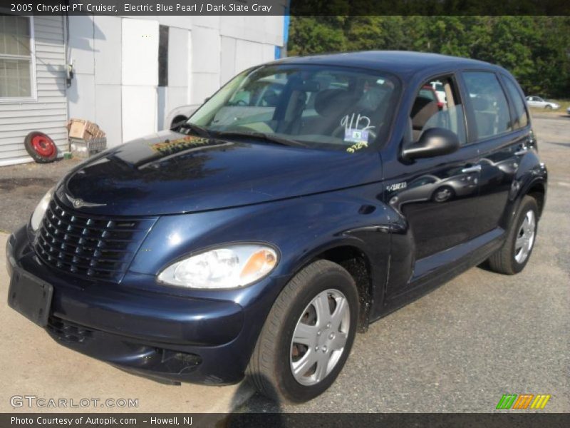 Electric Blue Pearl / Dark Slate Gray 2005 Chrysler PT Cruiser