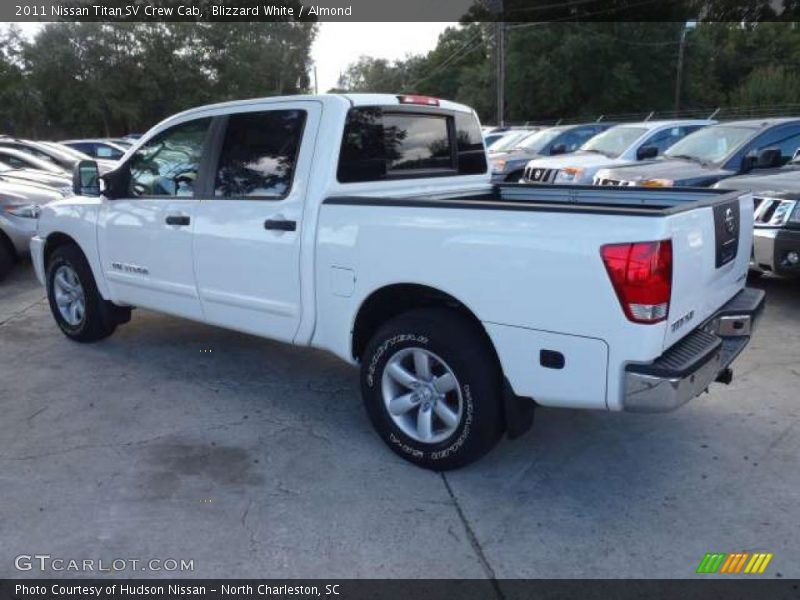 Blizzard White / Almond 2011 Nissan Titan SV Crew Cab