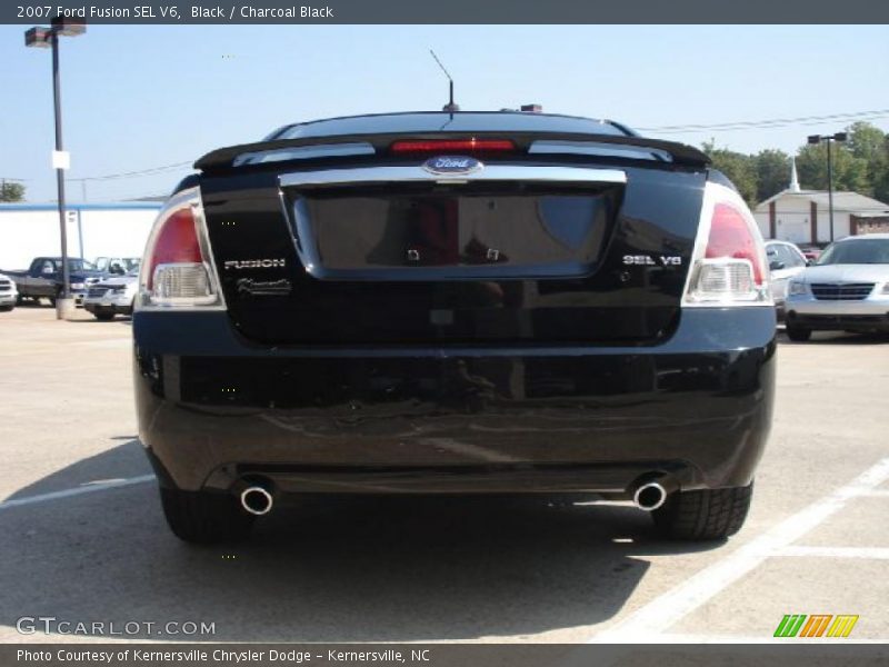 Black / Charcoal Black 2007 Ford Fusion SEL V6