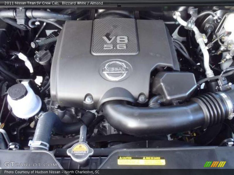 Blizzard White / Almond 2011 Nissan Titan SV Crew Cab