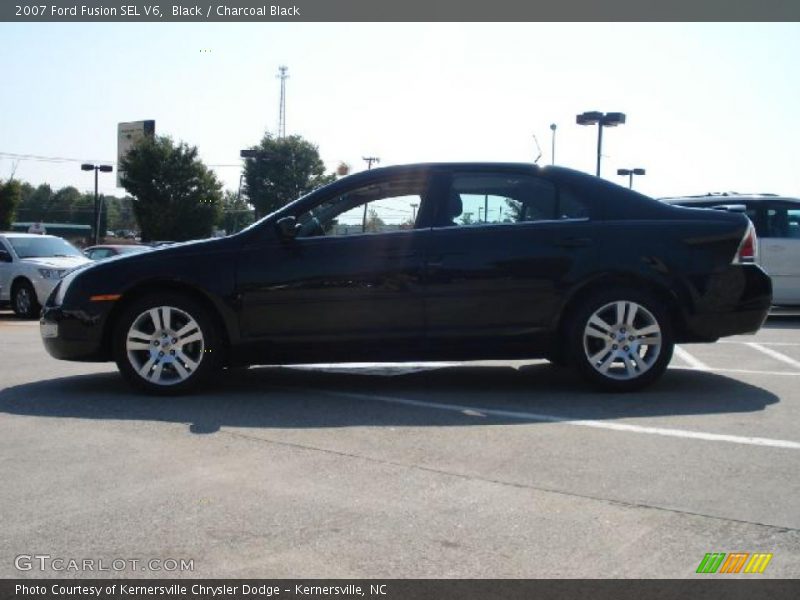 Black / Charcoal Black 2007 Ford Fusion SEL V6