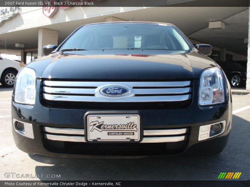 Black / Charcoal Black 2007 Ford Fusion SEL V6