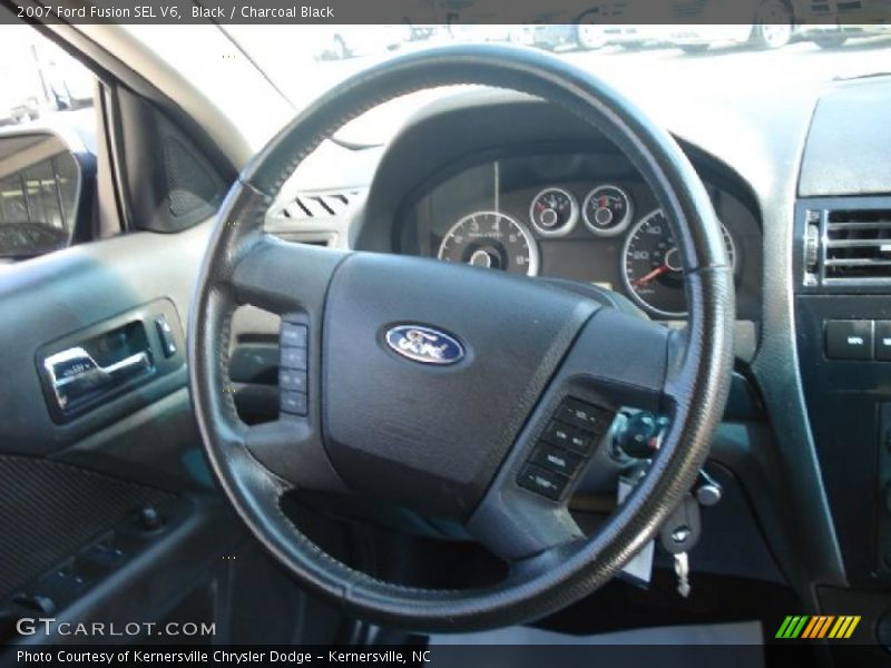 Black / Charcoal Black 2007 Ford Fusion SEL V6