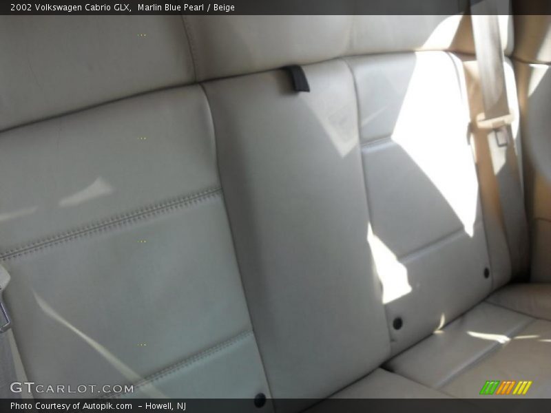 Marlin Blue Pearl / Beige 2002 Volkswagen Cabrio GLX
