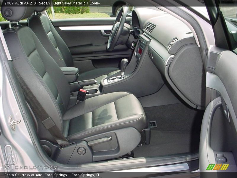 Light Silver Metallic / Ebony 2007 Audi A4 2.0T Sedan