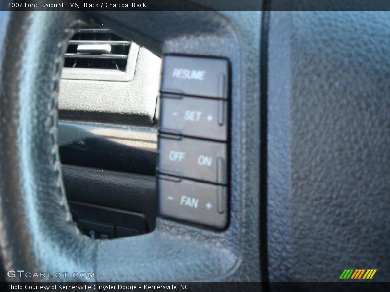 Black / Charcoal Black 2007 Ford Fusion SEL V6