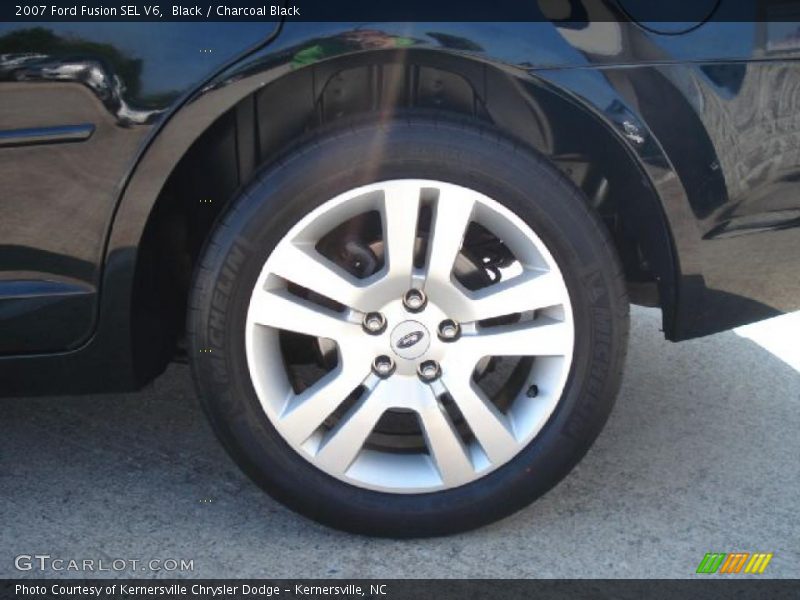 Black / Charcoal Black 2007 Ford Fusion SEL V6