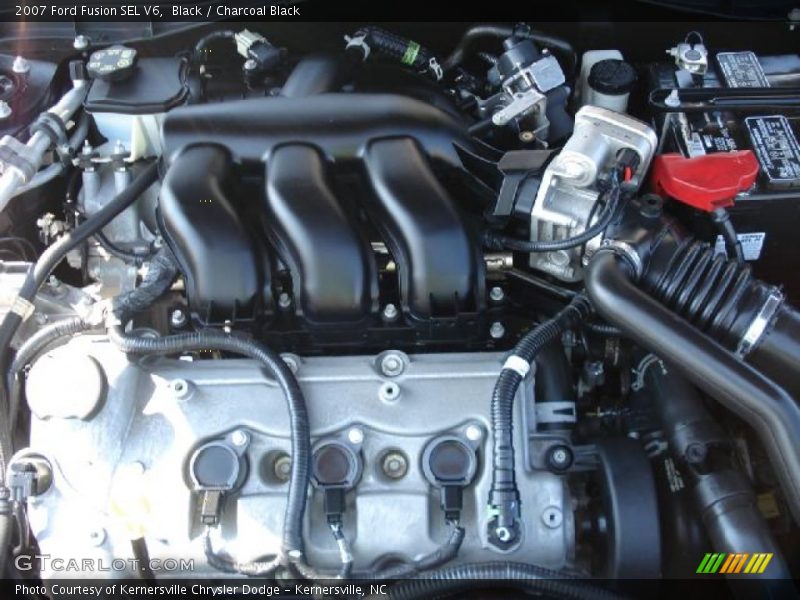 Black / Charcoal Black 2007 Ford Fusion SEL V6