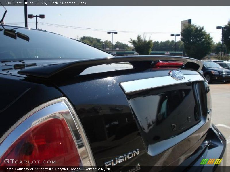 Black / Charcoal Black 2007 Ford Fusion SEL V6