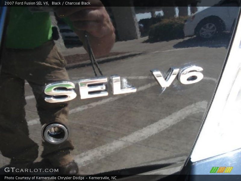 Black / Charcoal Black 2007 Ford Fusion SEL V6