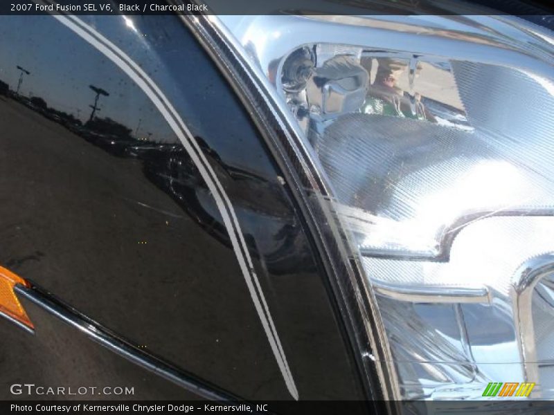 Black / Charcoal Black 2007 Ford Fusion SEL V6