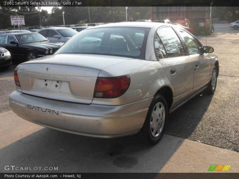 Gold / Tan 2001 Saturn S Series SL1 Sedan