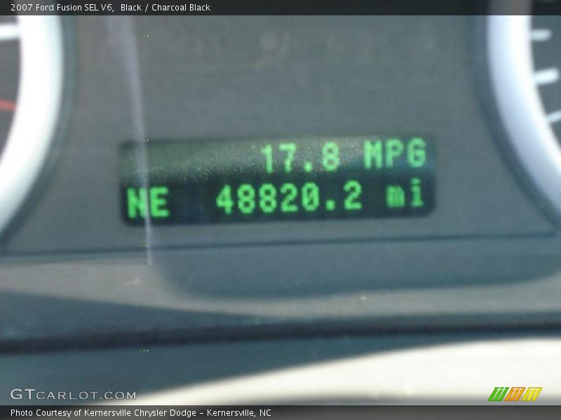 Black / Charcoal Black 2007 Ford Fusion SEL V6
