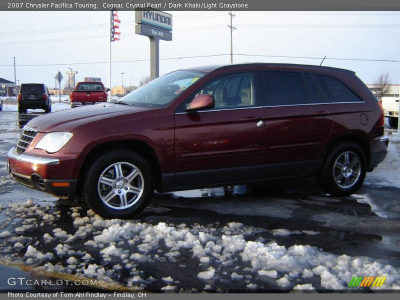 Cognac Crystal Pearl / Dark Khaki/Light Graystone 2007 Chrysler Pacifica Touring