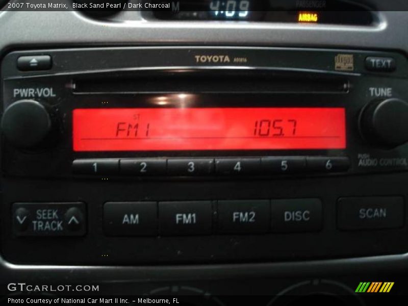 Black Sand Pearl / Dark Charcoal 2007 Toyota Matrix