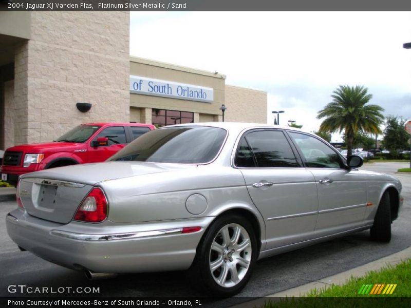 Platinum Silver Metallic / Sand 2004 Jaguar XJ Vanden Plas