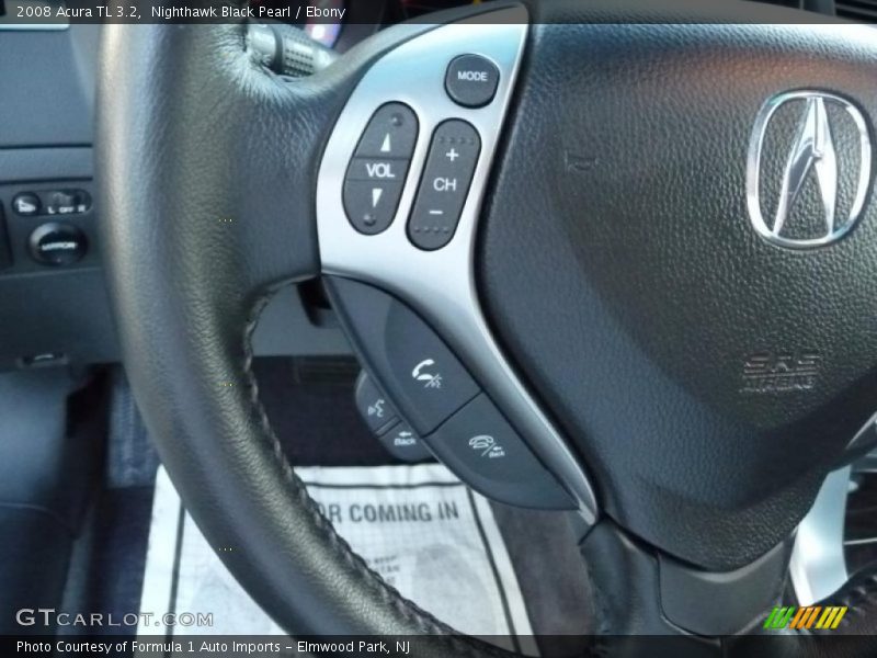 Nighthawk Black Pearl / Ebony 2008 Acura TL 3.2