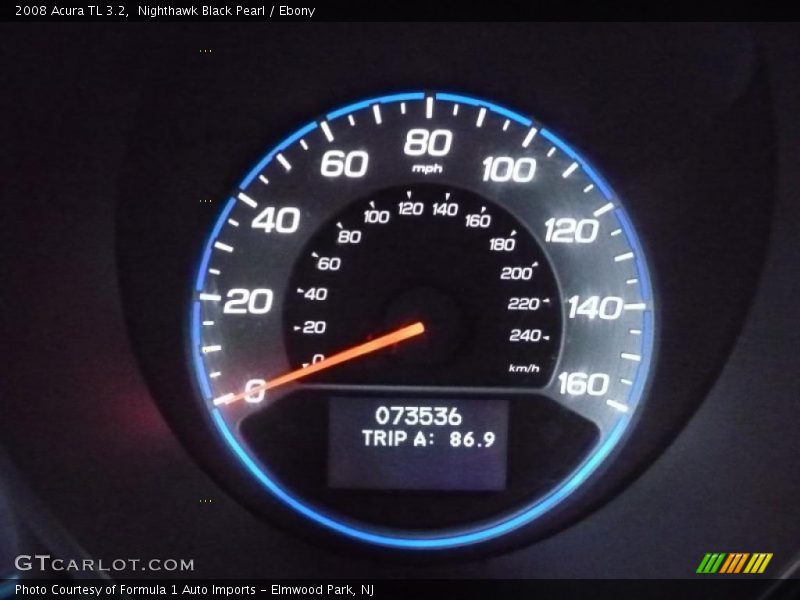 Nighthawk Black Pearl / Ebony 2008 Acura TL 3.2