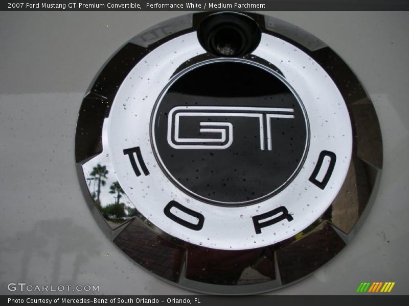 Performance White / Medium Parchment 2007 Ford Mustang GT Premium Convertible