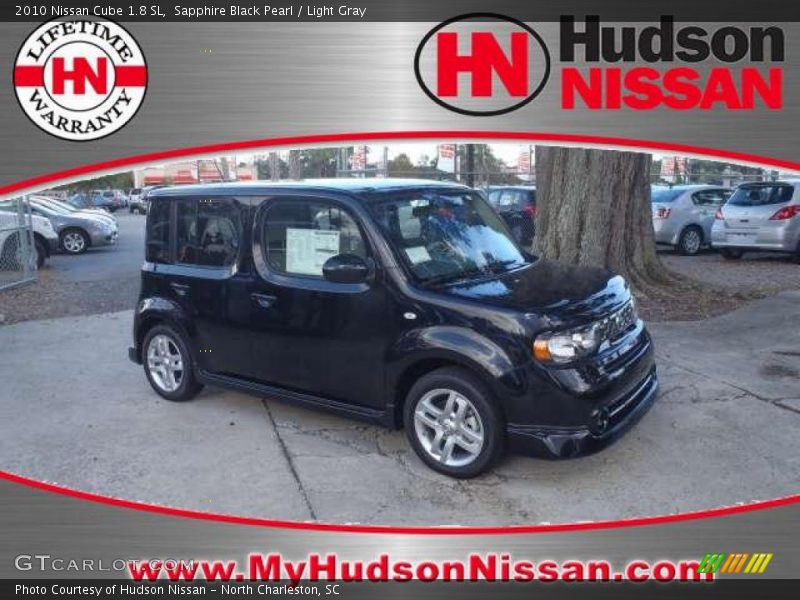 Sapphire Black Pearl / Light Gray 2010 Nissan Cube 1.8 SL