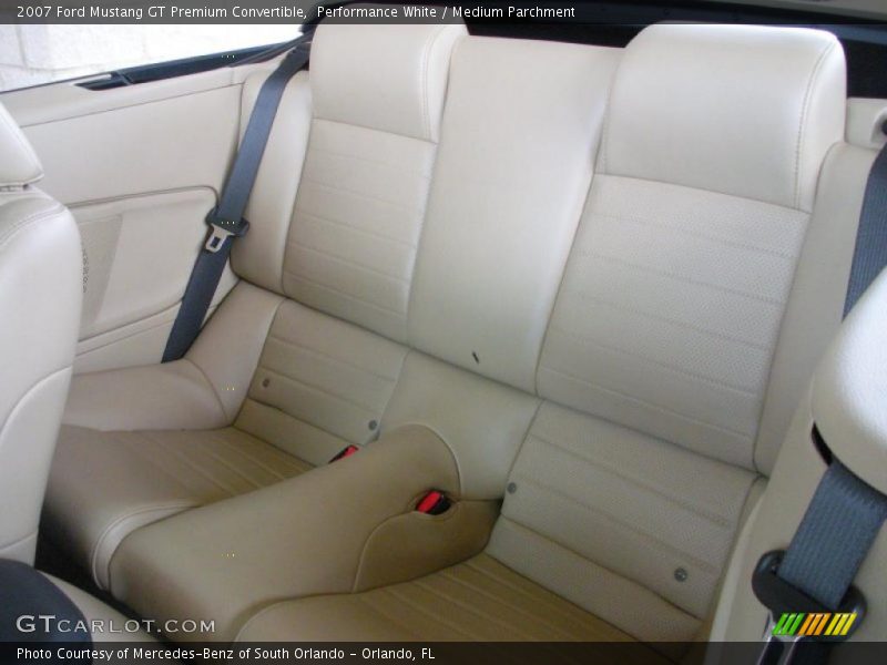 Performance White / Medium Parchment 2007 Ford Mustang GT Premium Convertible