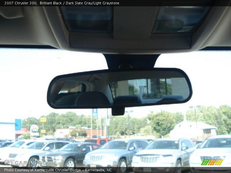 Brilliant Black / Dark Slate Gray/Light Graystone 2007 Chrysler 300