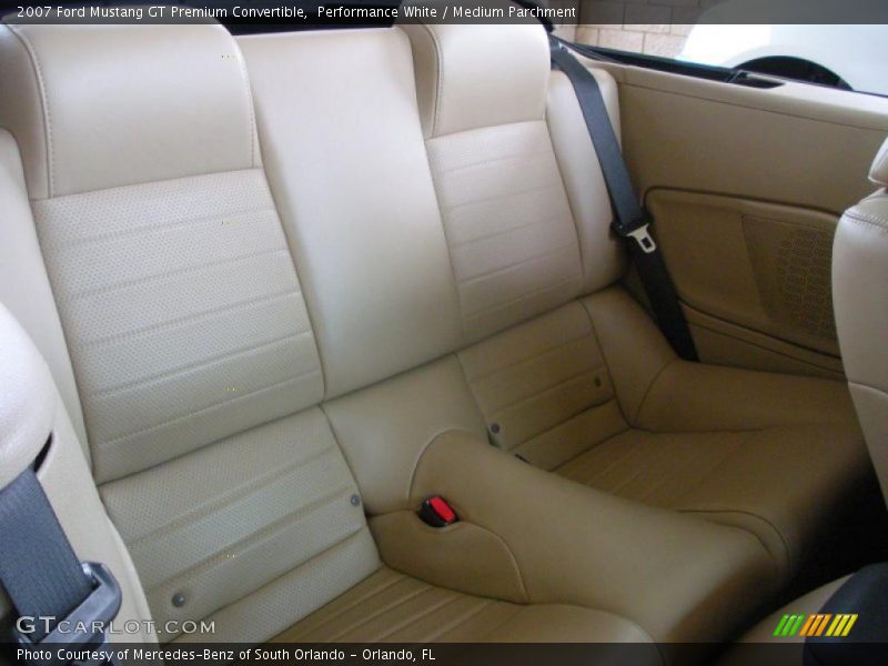 Performance White / Medium Parchment 2007 Ford Mustang GT Premium Convertible