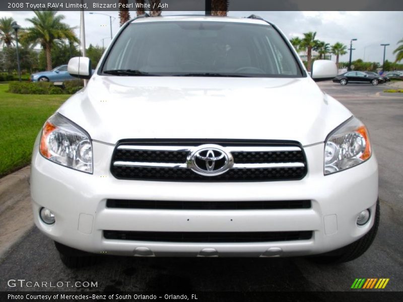 Blizzard Pearl White / Ash 2008 Toyota RAV4 Limited