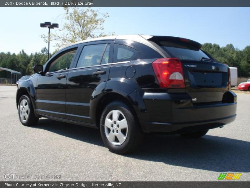 Black / Dark Slate Gray 2007 Dodge Caliber SE