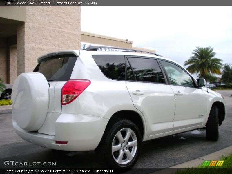 Blizzard Pearl White / Ash 2008 Toyota RAV4 Limited