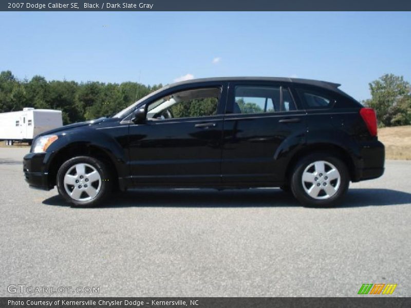 Black / Dark Slate Gray 2007 Dodge Caliber SE