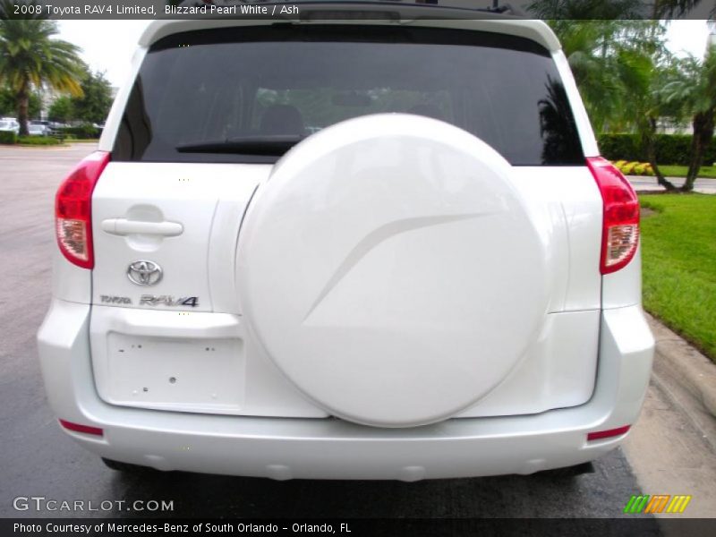Blizzard Pearl White / Ash 2008 Toyota RAV4 Limited