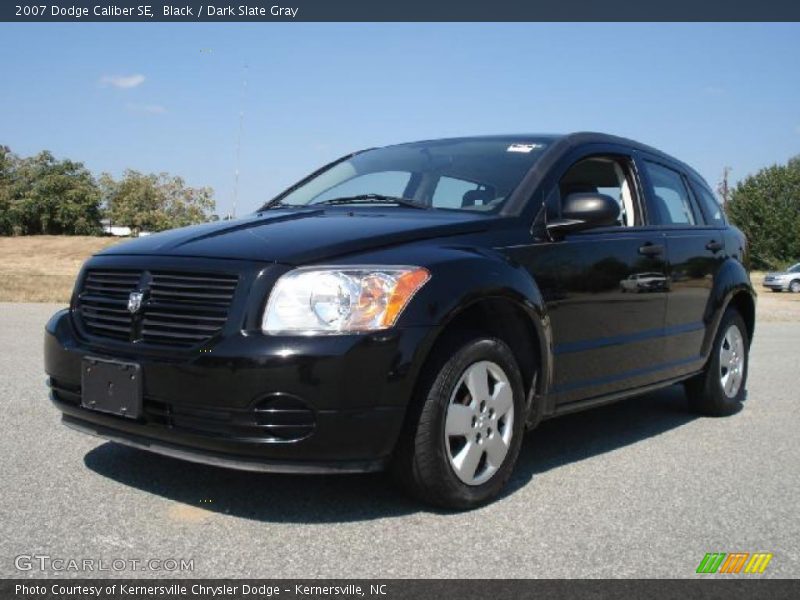 Black / Dark Slate Gray 2007 Dodge Caliber SE