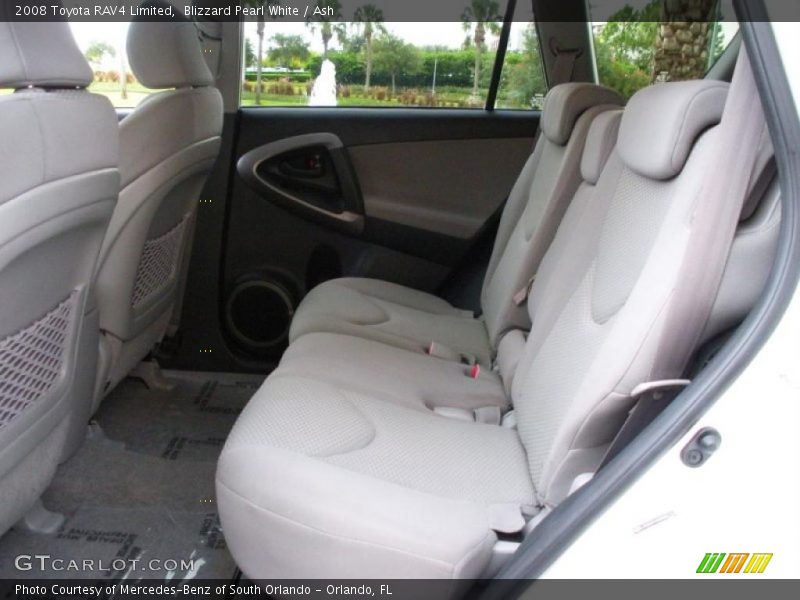 Blizzard Pearl White / Ash 2008 Toyota RAV4 Limited