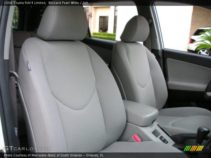 Blizzard Pearl White / Ash 2008 Toyota RAV4 Limited
