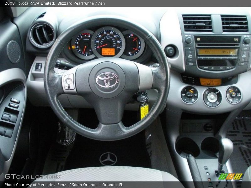 Blizzard Pearl White / Ash 2008 Toyota RAV4 Limited