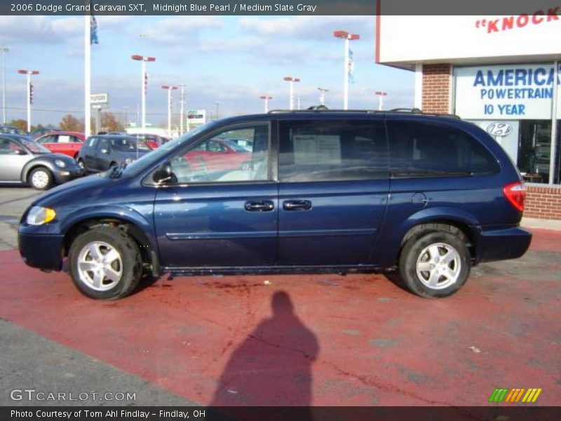 Midnight Blue Pearl / Medium Slate Gray 2006 Dodge Grand Caravan SXT