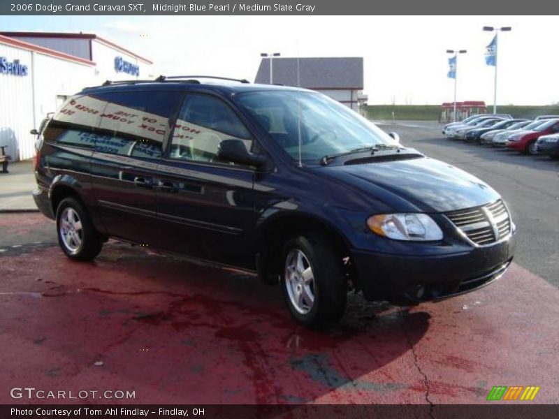 Midnight Blue Pearl / Medium Slate Gray 2006 Dodge Grand Caravan SXT