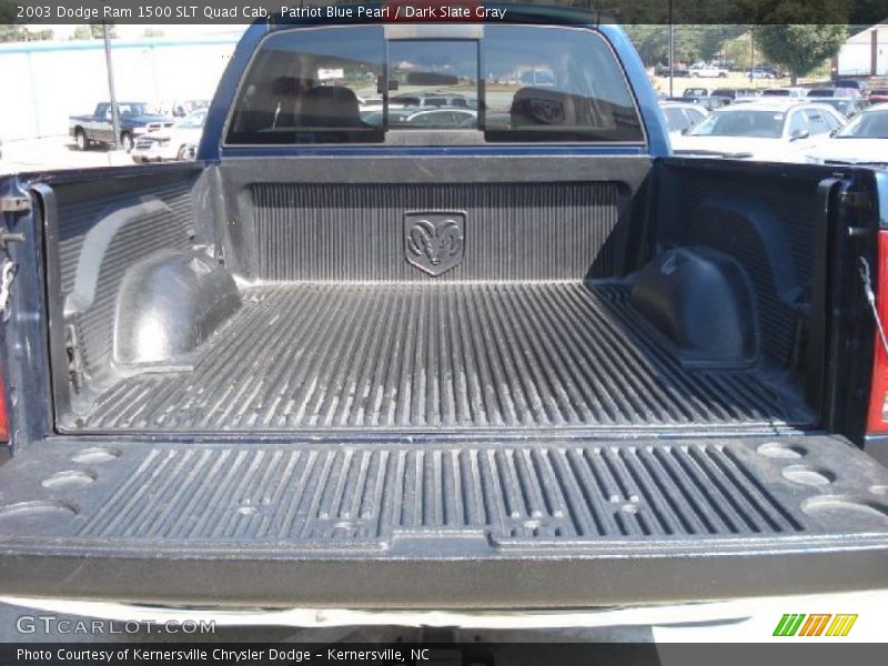 Patriot Blue Pearl / Dark Slate Gray 2003 Dodge Ram 1500 SLT Quad Cab