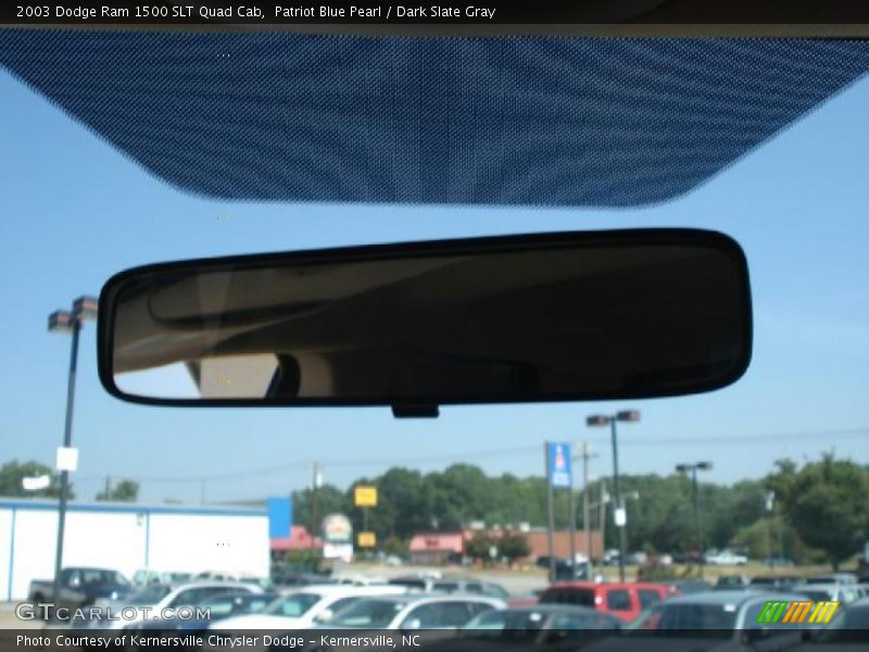 Patriot Blue Pearl / Dark Slate Gray 2003 Dodge Ram 1500 SLT Quad Cab