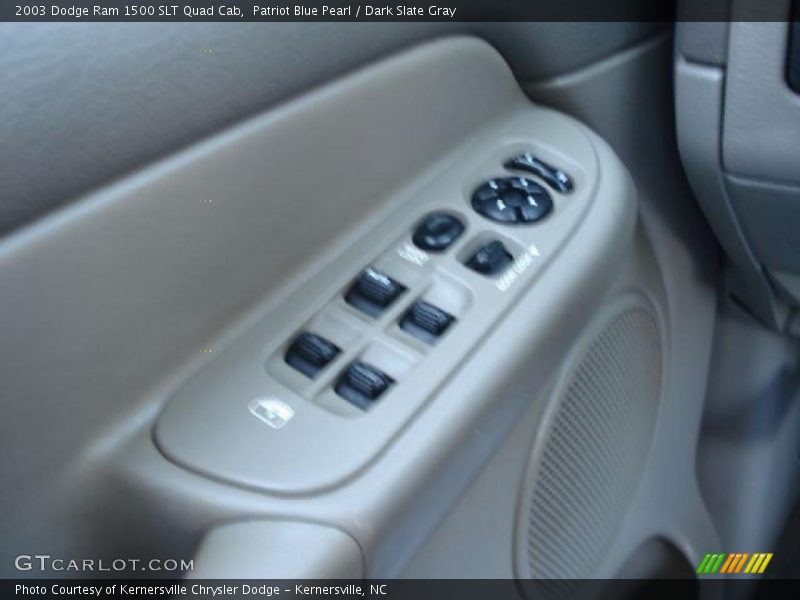 Patriot Blue Pearl / Dark Slate Gray 2003 Dodge Ram 1500 SLT Quad Cab