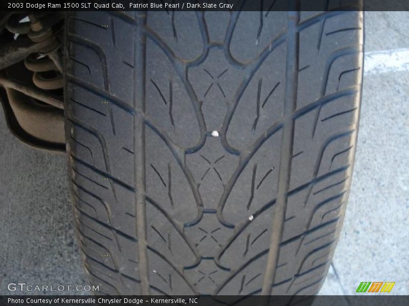 Patriot Blue Pearl / Dark Slate Gray 2003 Dodge Ram 1500 SLT Quad Cab