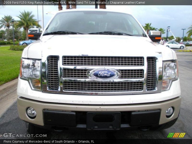 White Sand Tri Coat Metallic / Chaparral Leather/Camel 2009 Ford F150 King Ranch SuperCrew 4x4