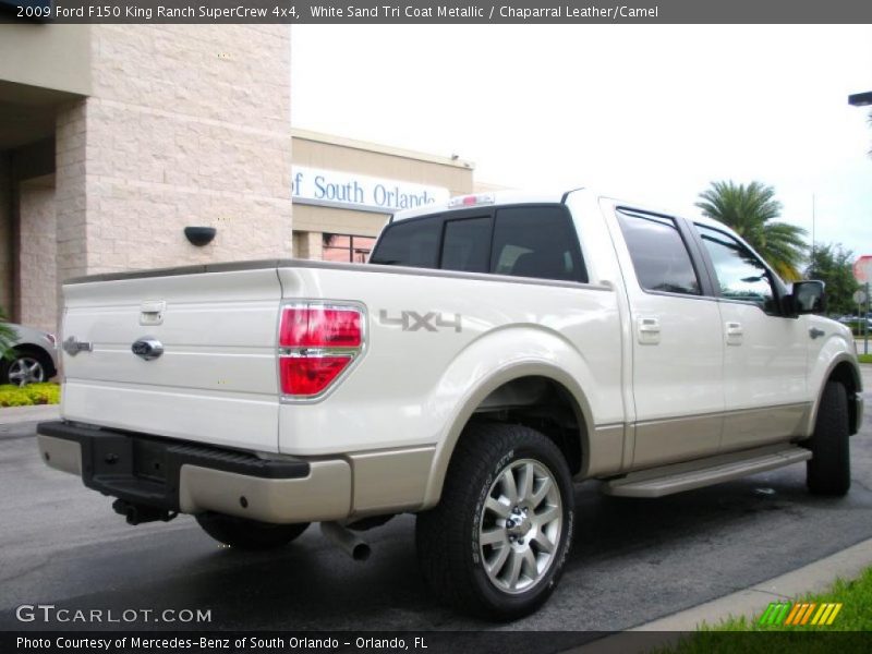 White Sand Tri Coat Metallic / Chaparral Leather/Camel 2009 Ford F150 King Ranch SuperCrew 4x4
