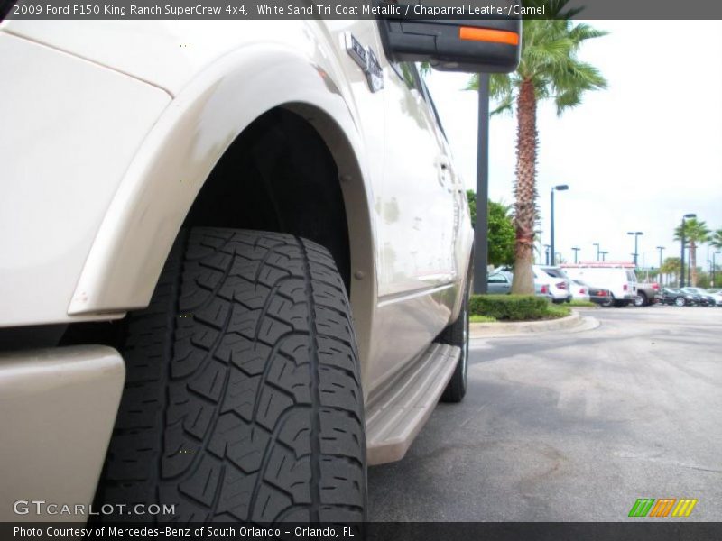 White Sand Tri Coat Metallic / Chaparral Leather/Camel 2009 Ford F150 King Ranch SuperCrew 4x4