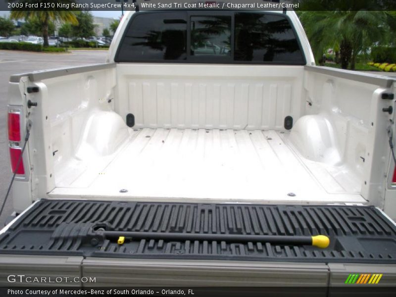 White Sand Tri Coat Metallic / Chaparral Leather/Camel 2009 Ford F150 King Ranch SuperCrew 4x4