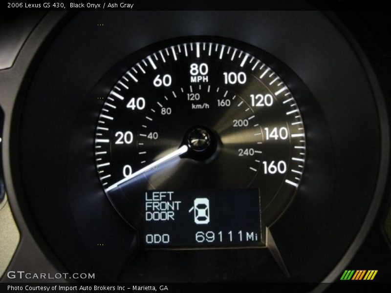 Black Onyx / Ash Gray 2006 Lexus GS 430