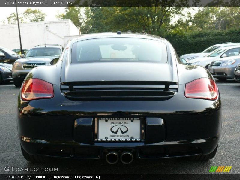 Black / Black 2009 Porsche Cayman S